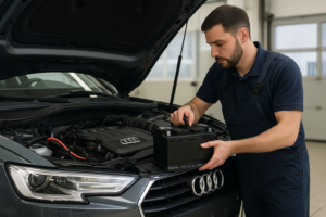 تبديل بطارية اودي