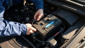 تغيير بطارية السيارة