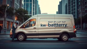صورة لشاحنة بطارية سيارة متنقلة
